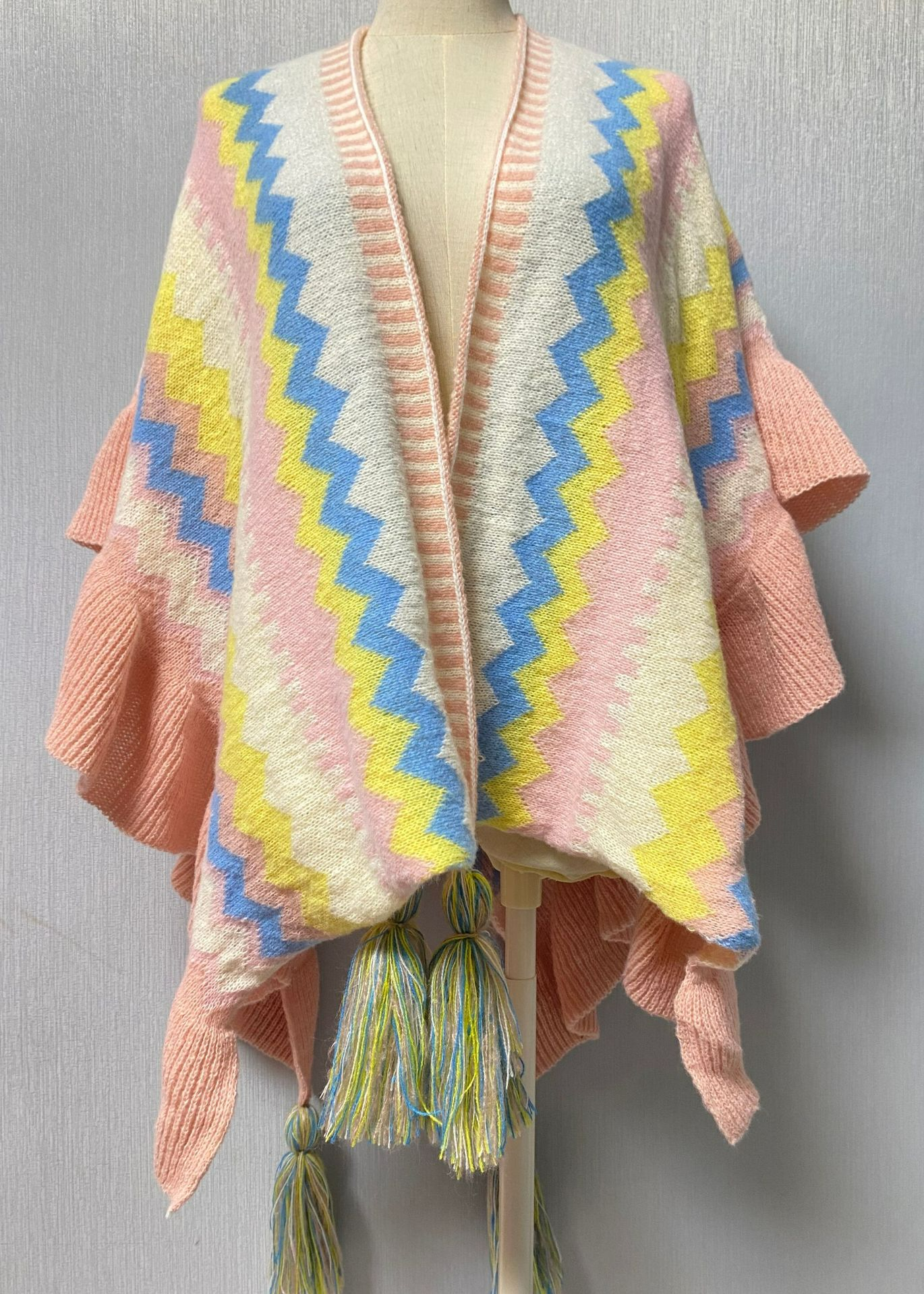 Ethnic Style Knitted Cardigan