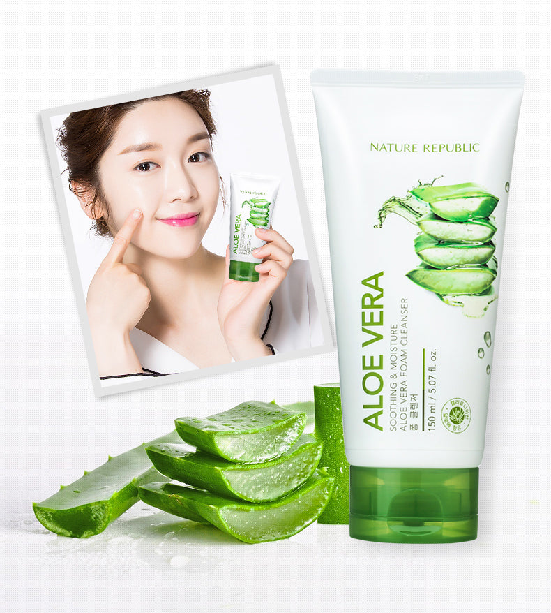Aloe Vera Gel Cleanser with Moisturizing Properties