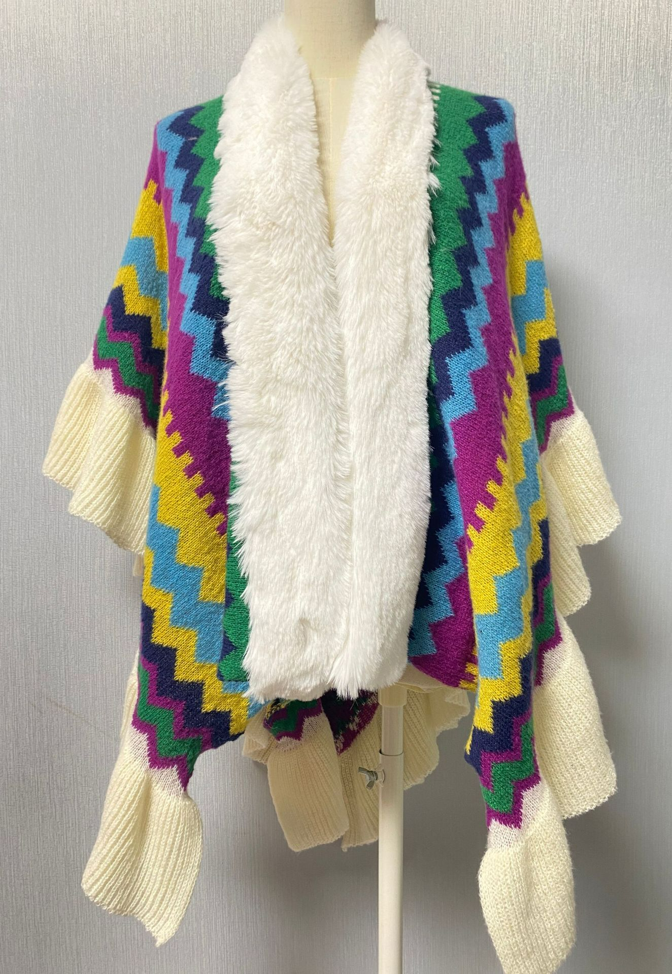 Ethnic Style Knitted Cardigan