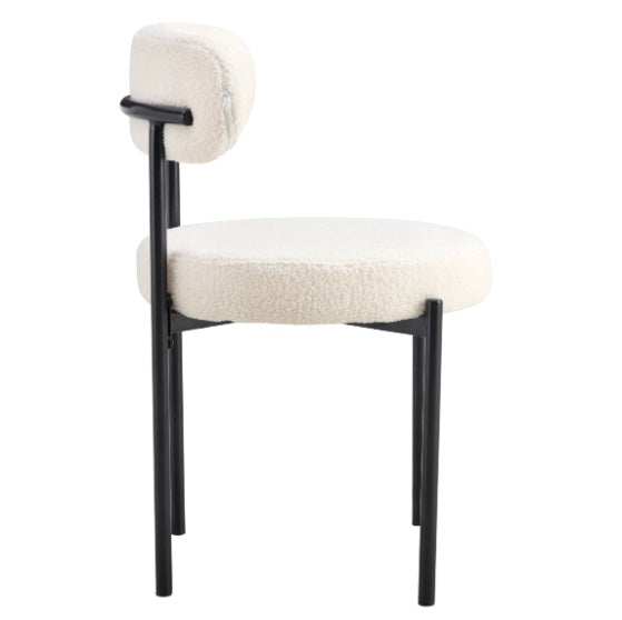 Comfortable Sedentary Bedroom Make-up Chair With Backrest