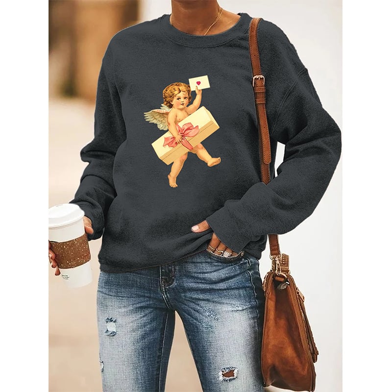 Women's Long-Sleeved Round Neck Sweater
