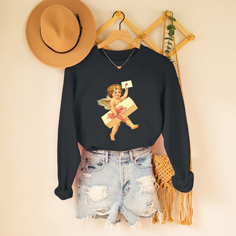 Women's Long-Sleeved Round Neck Sweater