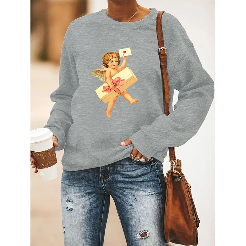 Women's Long-Sleeved Round Neck Sweater