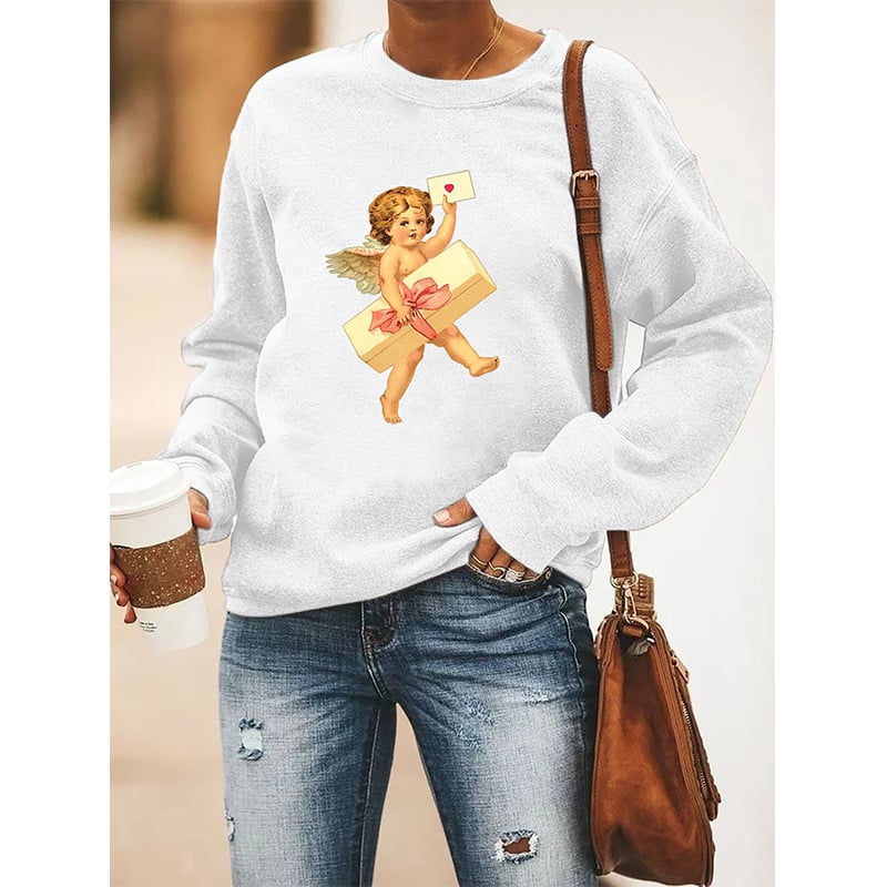 Women's Long-Sleeved Round Neck Sweater